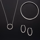 Sterling Silver Textured Jewellery Set