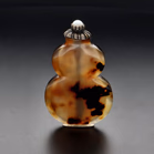 Qing Dynasty Shadow Agate Snuff Bottle