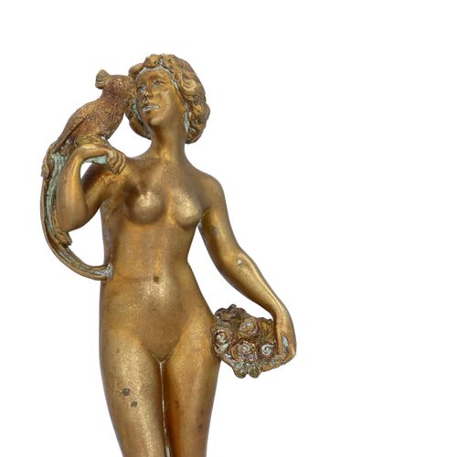 Bronze Girl With Parrot by Carnoi image-3