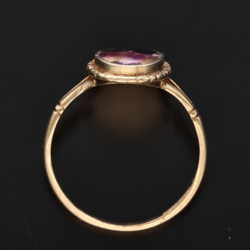 9ct Yellow Gold and Blue John Ring image-6