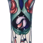 Moorcroft Waisted Vase Rose & Teardrop Design