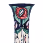Moorcroft Waisted Vase Rose & Teardrop Design