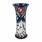 Moorcroft Waisted Vase Rose & Teardrop Design
