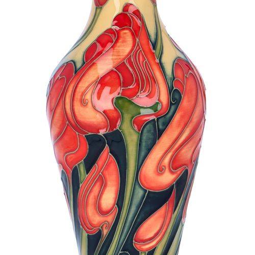 Signed Moorcroft Tall Vase by Emma Bossons image-3