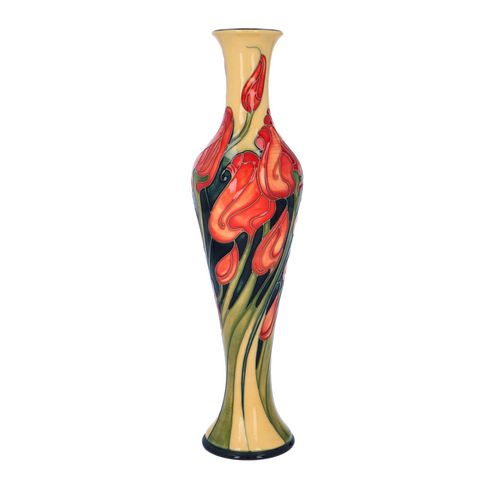 Signed Moorcroft Tall Vase by Emma Bossons image-2