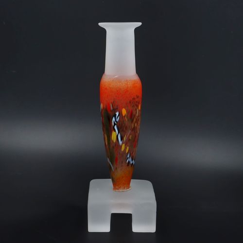 Afors Art Glass Sculptural Vase by Bertil Vallien image-2