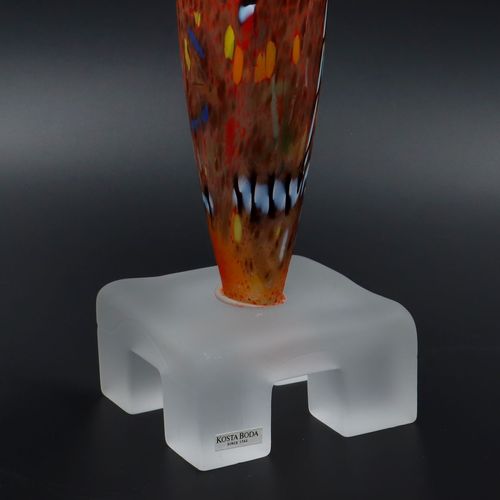 Afors Art Glass Sculptural Vase by Bertil Vallien image-5