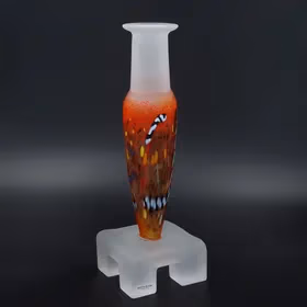 Afors Art Glass Sculptural Vase by Bertil Vallien