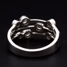 18ct White Gold Diamond Boodle Ring