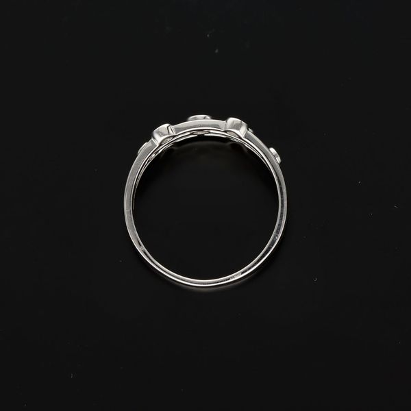9ct Gold Diamond Bubble Ring