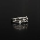 9ct Gold Diamond Bubble Ring