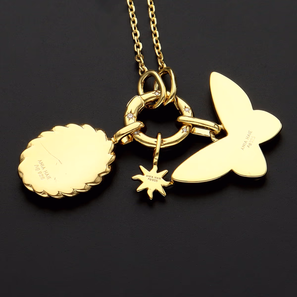 Ania Haie 14k Gold Vermeil Charm Necklace