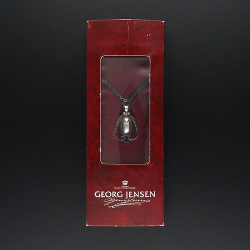 Rare Sealed Georg Jensen Silver Heritage Pendant image-1