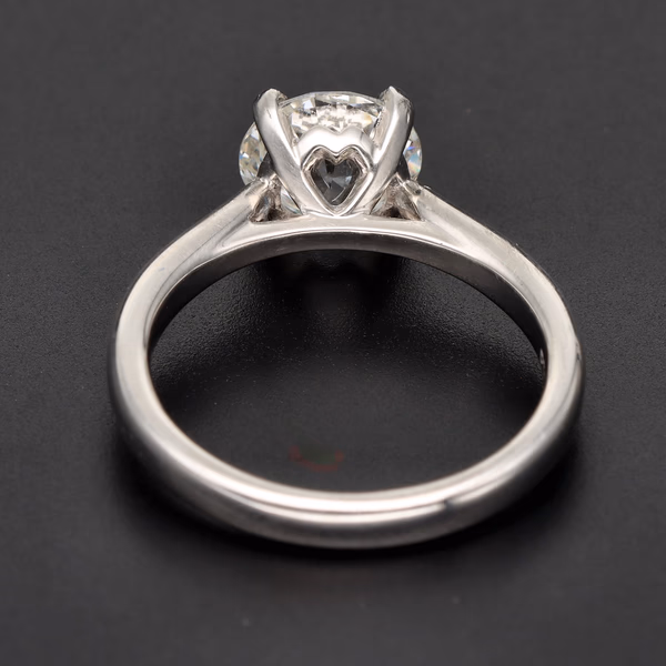 Platinum 2.0 Carat Lab Grown Solitaire Diamond Ring