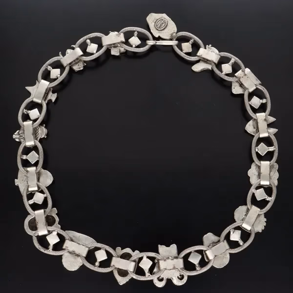 Rare Vintage Deluxe Face Necklace