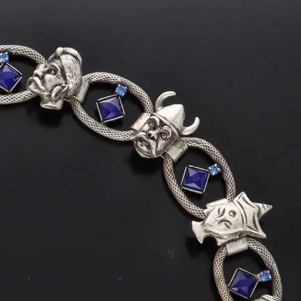 Rare Vintage Deluxe Face Necklace