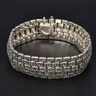 1930s-40s Silver & Marcasite Bracelet