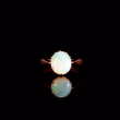 360° view of The Vintage 9ct Gold Opal Solitaire Ring