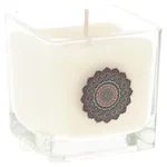 Scented candle Rapeseed wax Eco 'Mandela' in glass | Edelstenen Webwinkel - Webshop Danielle Forrer