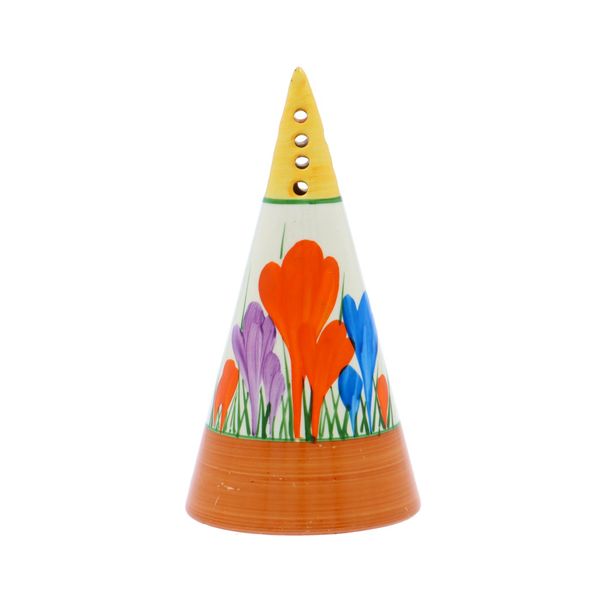 Clarice Cliff Conical Sugar Shaker