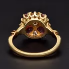 18ct Yellow Gold Ruby & Diamond Ring