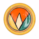 Clarice Cliff 1930's Bizarre Pin Dish