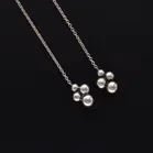 Pair of Georg Jensen Sterling Silver Moonlight Grapes Earrings