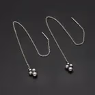 Pair of Georg Jensen Sterling Silver Moonlight Grapes Earrings