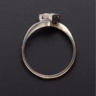 18ct White Gold Diamond Twist Ring