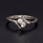 18ct Gold Diamond Toi et Moi Ring