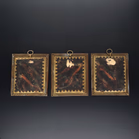 Set of 3 19th Century Miniature Portraits of Women