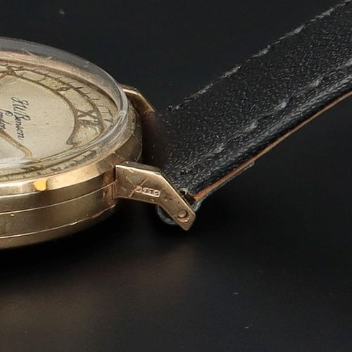 Mid Century JW Benson 9ct Gold Watch image-5