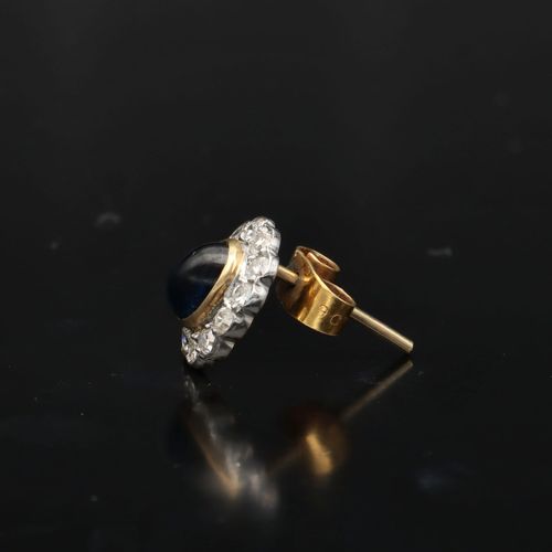 Sapphire and Diamond Earrings image-4