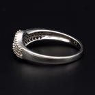 9ct White Gold 0.57ct Diamond Cluster Ring