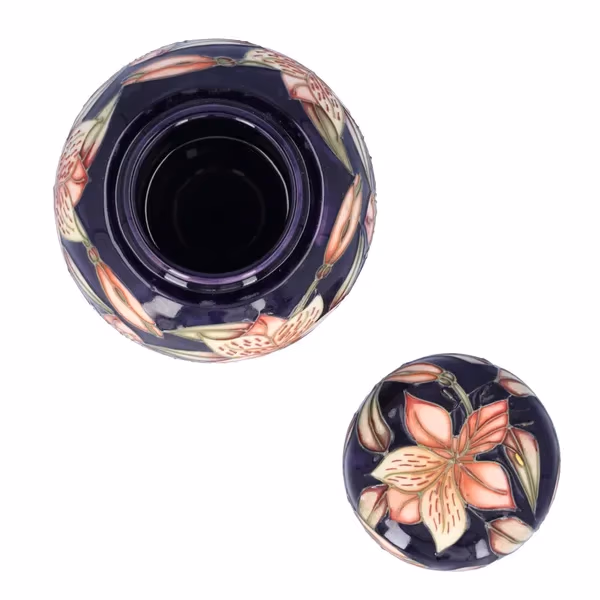 Moorcroft Peruvian Lily Ginger Jar