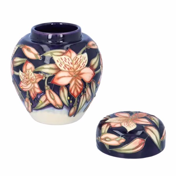Moorcroft Peruvian Lily Ginger Jar