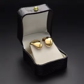 Pair of Italian 18ct Gold Hoop Earrings