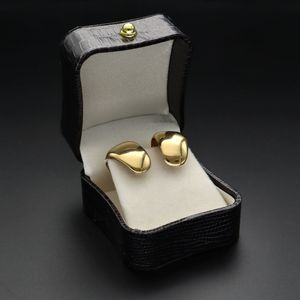 Pair of Italian 18ct Gold Hoop Earrings