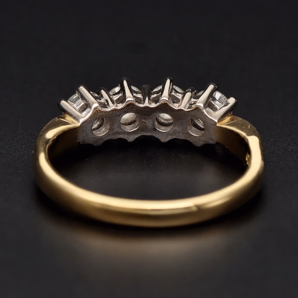 18ct Yellow Gold Four Stone Diamond Ring