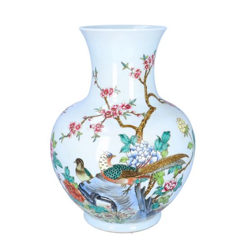 Large Chinese Baluster Vase image-1