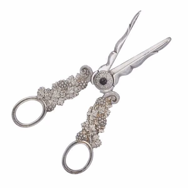 GIII Parcel Gilt Silver Grape Scissors