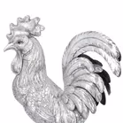 19th Century Silver Cockerel