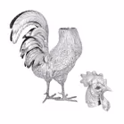 19th Century Silver Cockerel