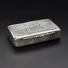 Victorian Silver Snuff Box By Francis Clark