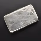 Victorian Silver Snuff Box By Francis Clark