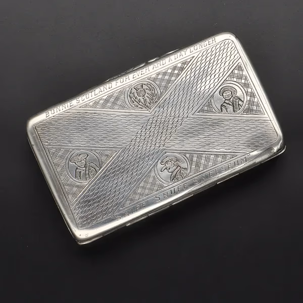 Victorian Silver Snuff Box By Francis Clark
