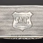 Victorian Silver Snuff Box By Francis Clark