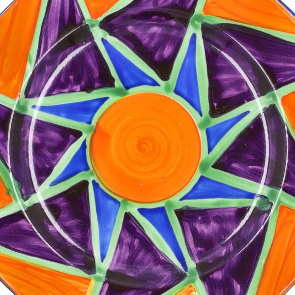 Clarice Cliff Original Bizarre Octagonal Plate