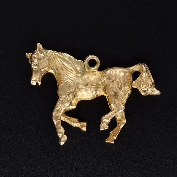 9ct Gold Horse Charm