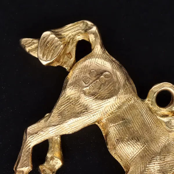 9ct Gold Horse Charm